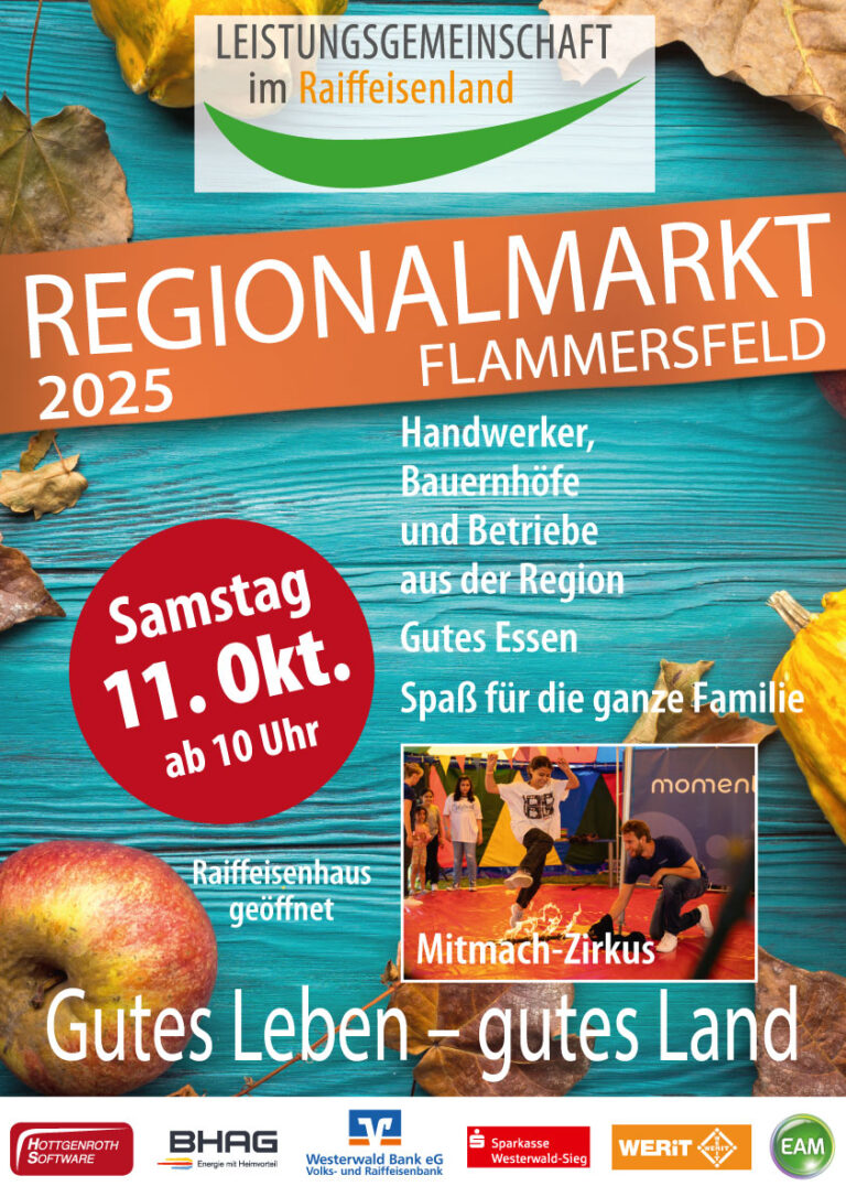 Plakat Regionalmarkt Herbstmarkt