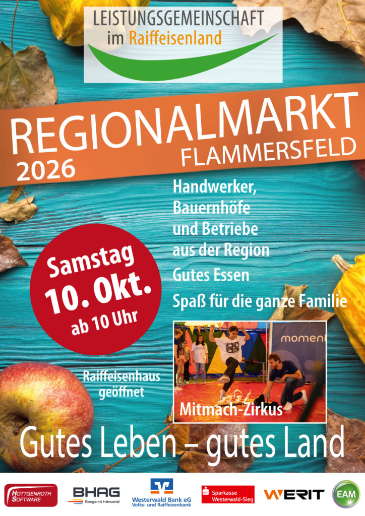 2026 Regionalmarkt Flammersfeld Plakat